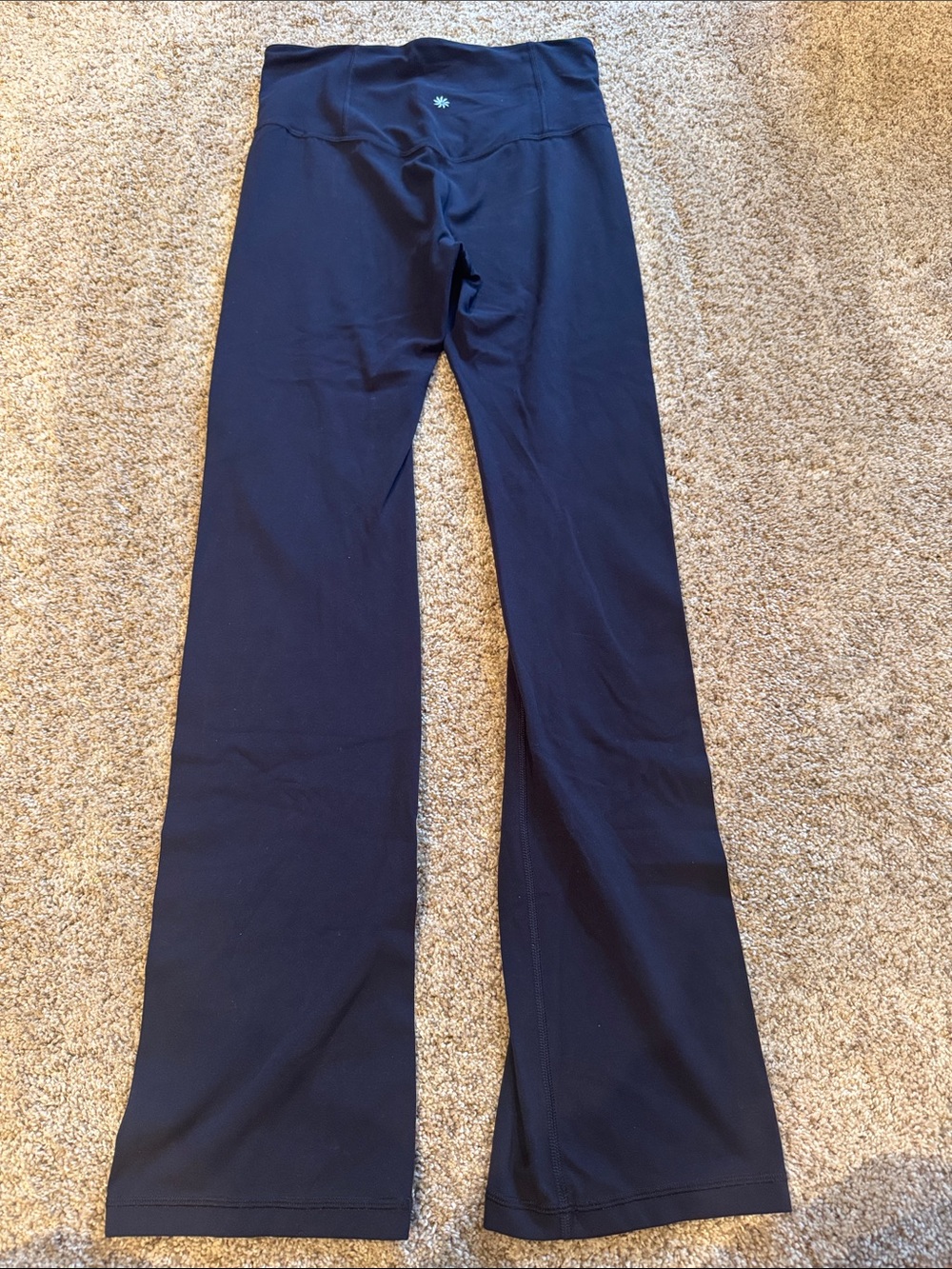 Athleta Navy Flare Yoga Pants
